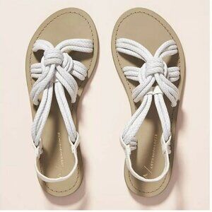 Anthropologie Reeta sandals size 36Euro 5.5 US strappy rope flat NWOT